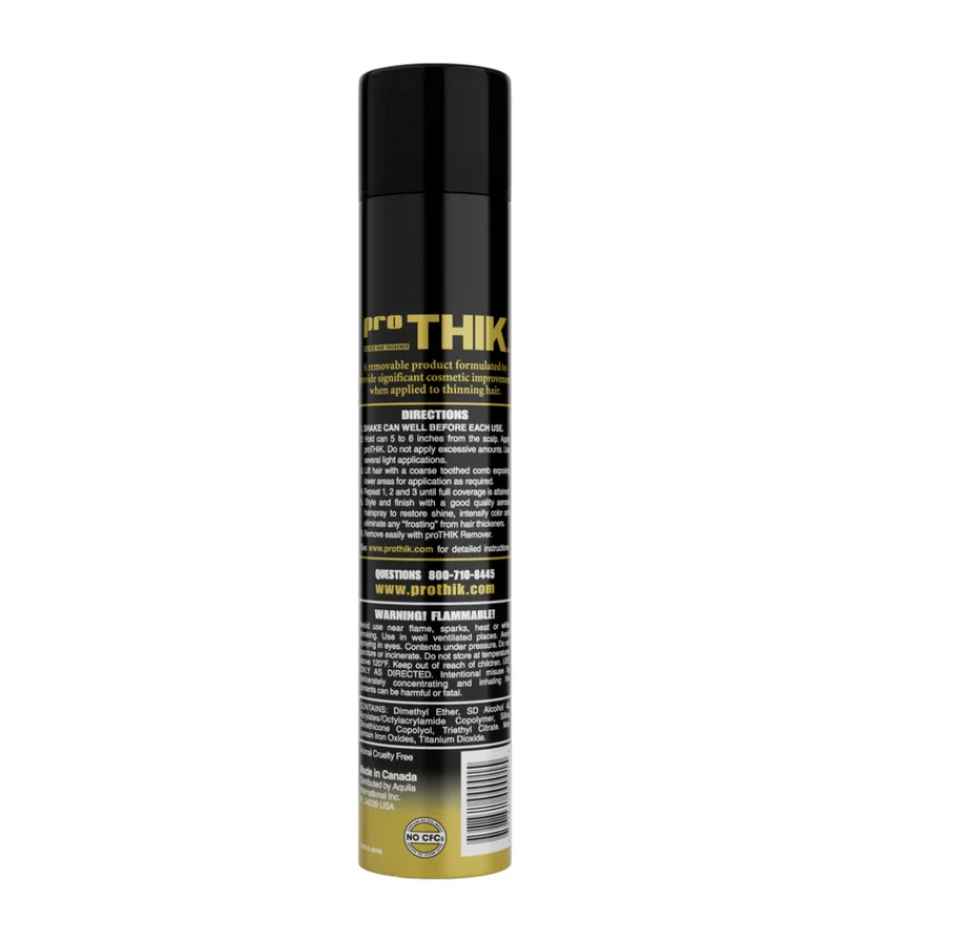 proTHIK "Black" Overfilled Can — 2 Cans in 1
